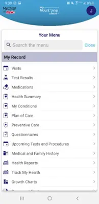 MyMountSinai android App screenshot 11